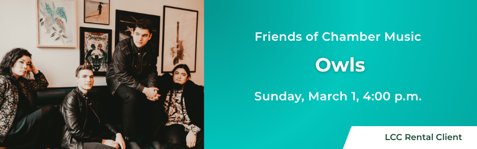 Friends of Chamber Music presents Owls